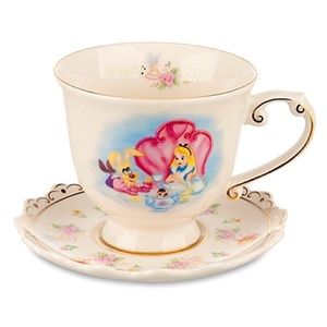 Disney Alice in Wonderland Tea Cup and Saucer Set